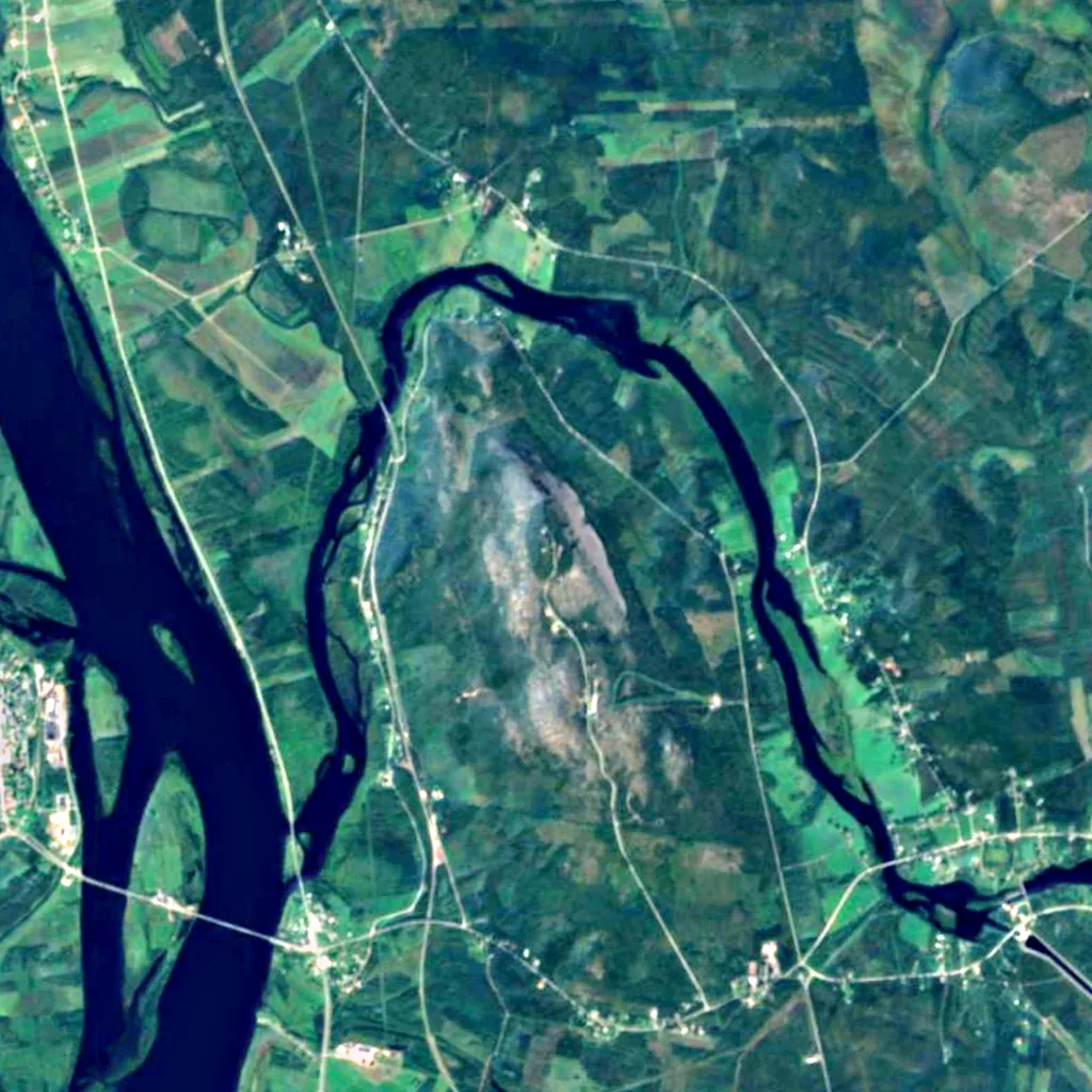 Aavasaksa seen from above (Sentinel-2)