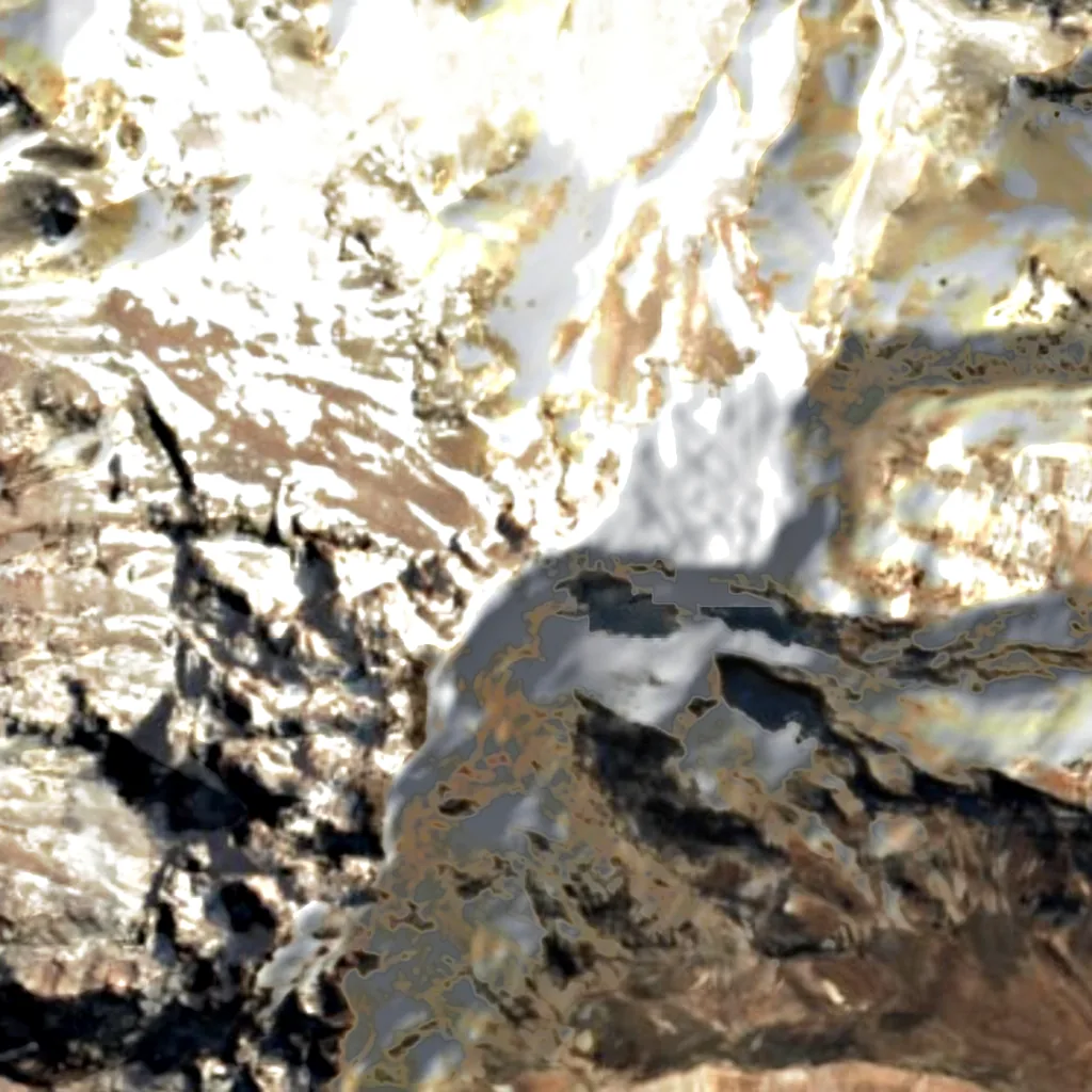 Aconcagua seen from above (Sentinel-2)