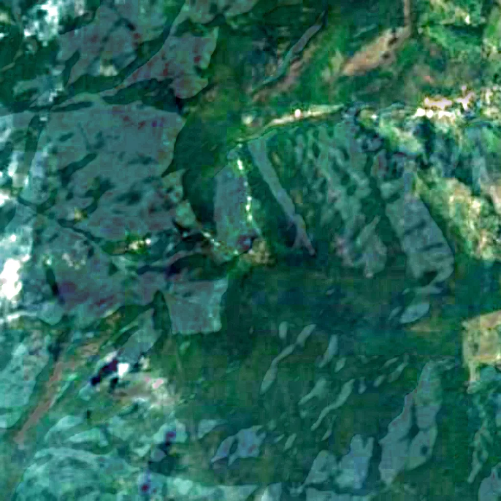 Adam's Peak seen from above (Sentinel-2)