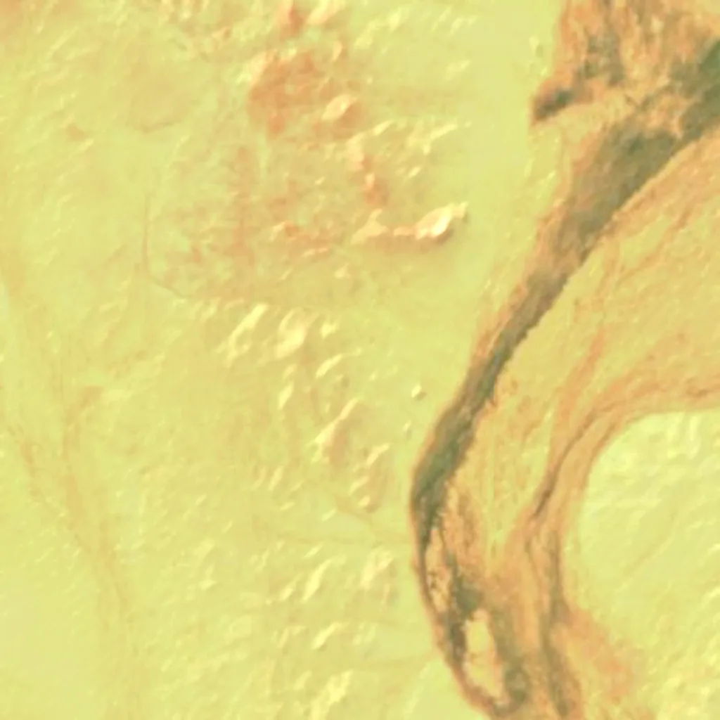 Adrar de los Iforas visto desde arriba (Sentinel-2)