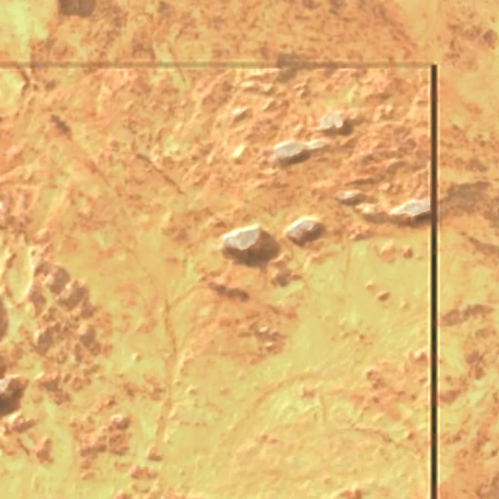 Aïr Mountains seen from above (Sentinel-2)