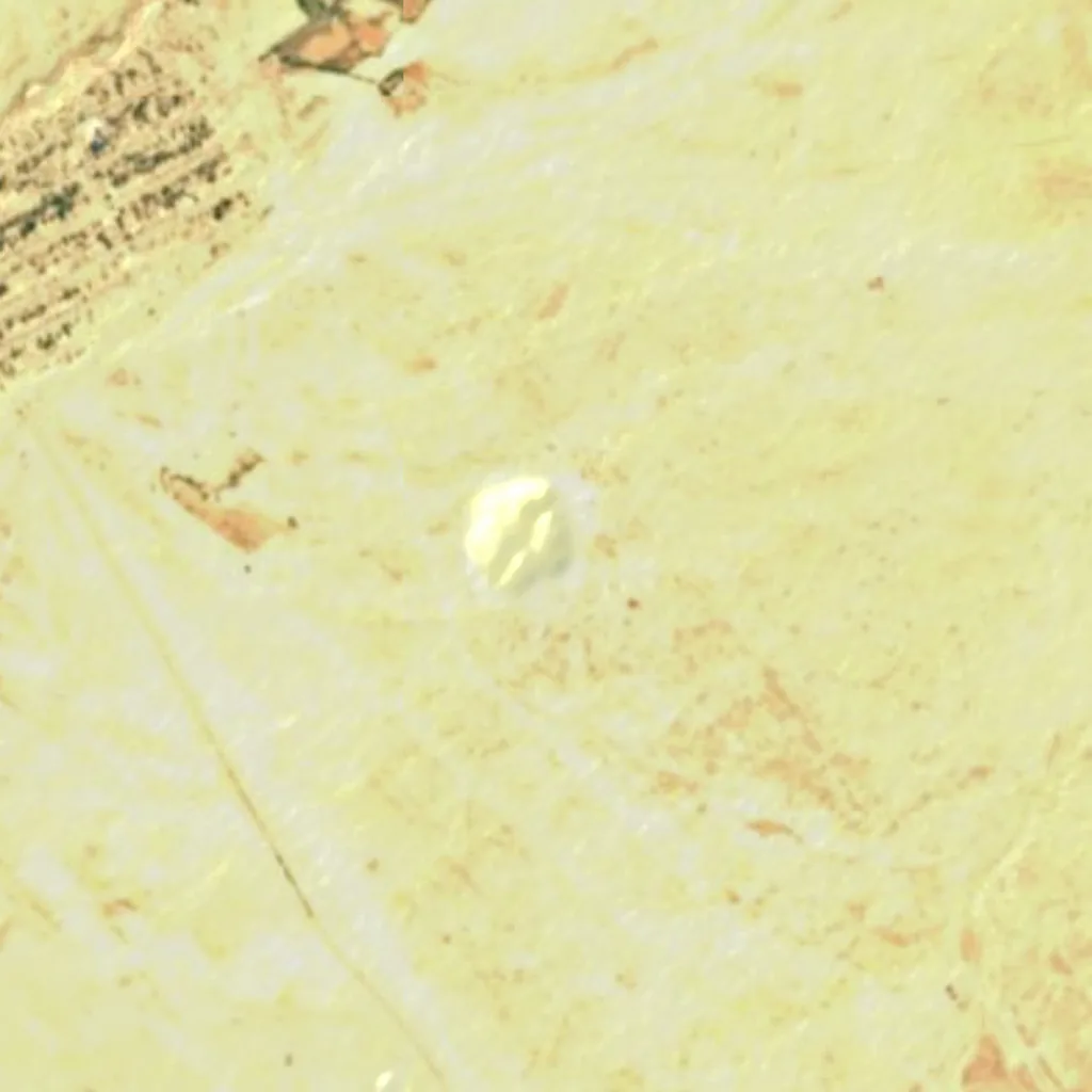 Altyn-depe vu d'en haut (Sentinel-2)