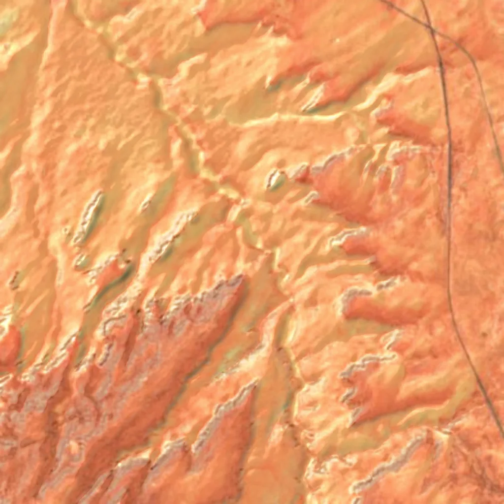 Antelope Canyon seen from above (Sentinel-2)
