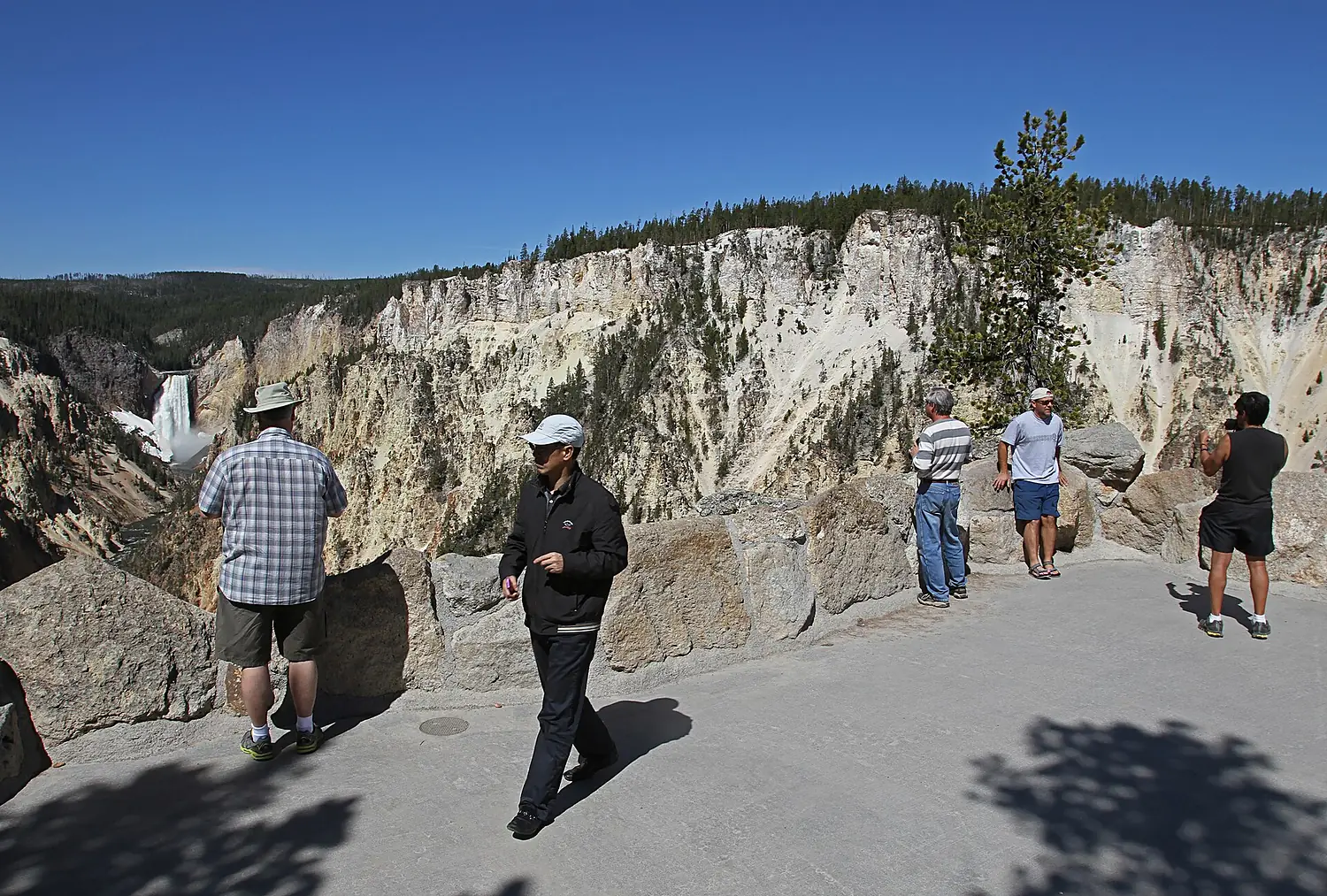 Visitors at Artist Point (11983069053)