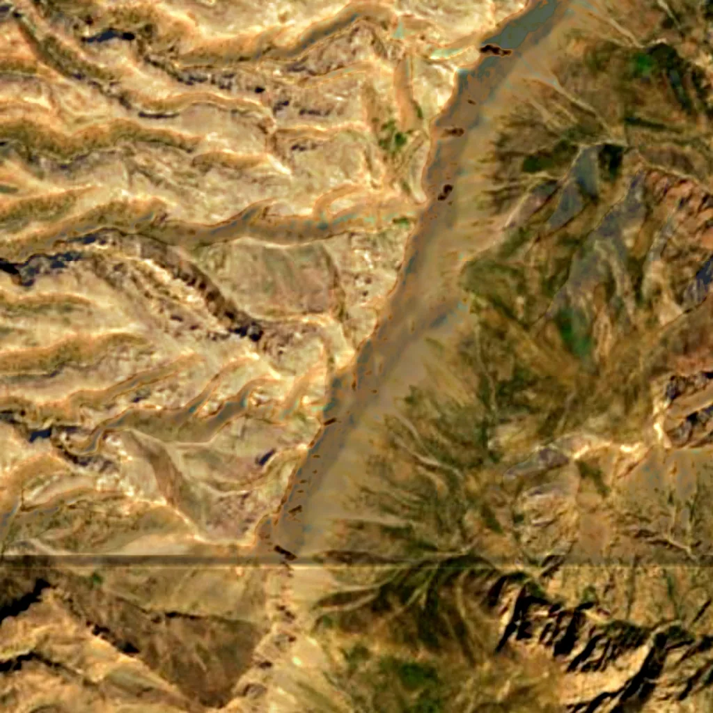 Aýrybaba seen from above (Sentinel-2)