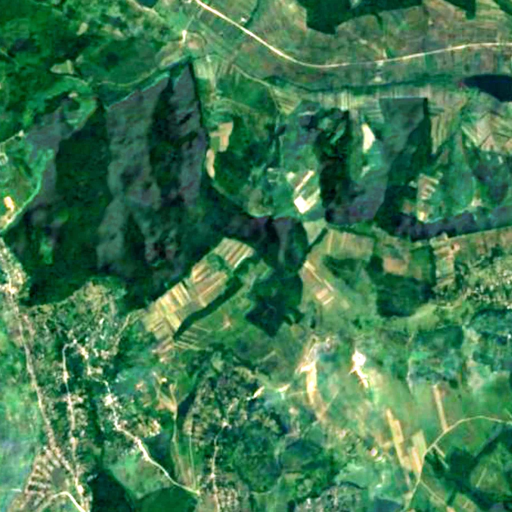 Monte Balanesti visto desde arriba (Sentinel-2)
