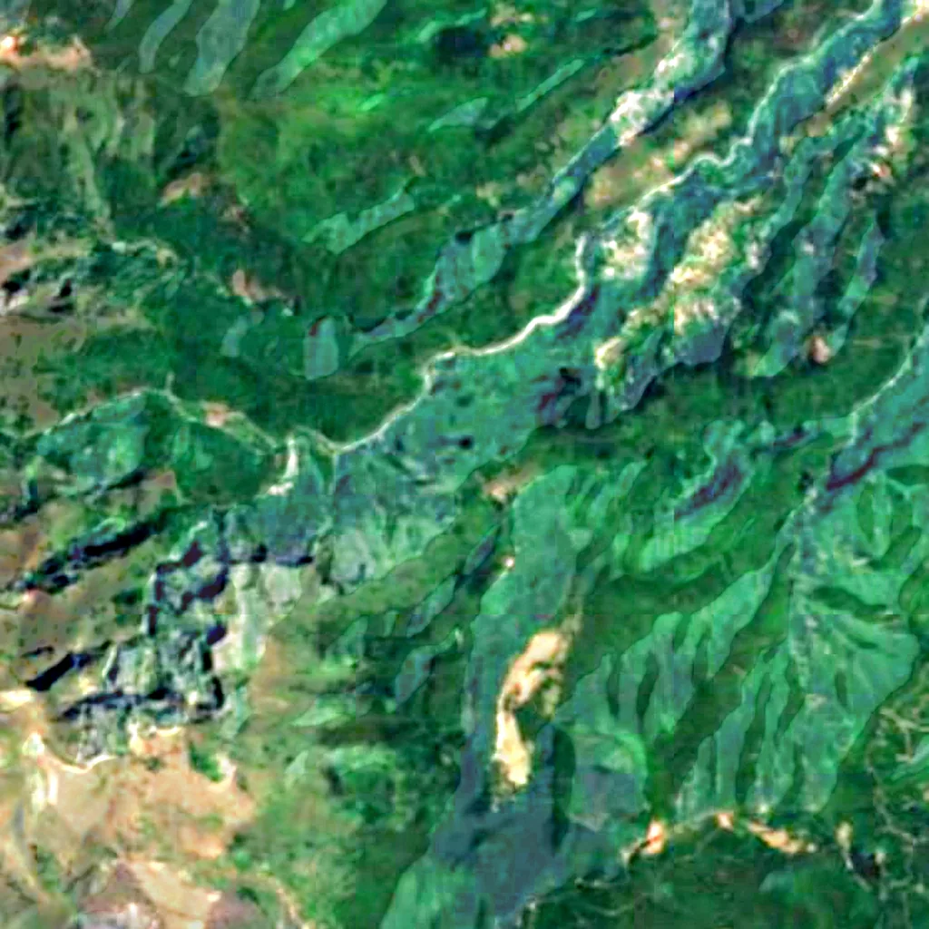 Balcões seen from above (Sentinel-2)