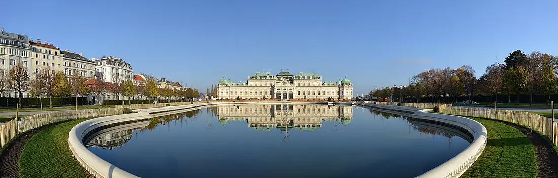 Oberes Belvedere Wien, Panorama Variante