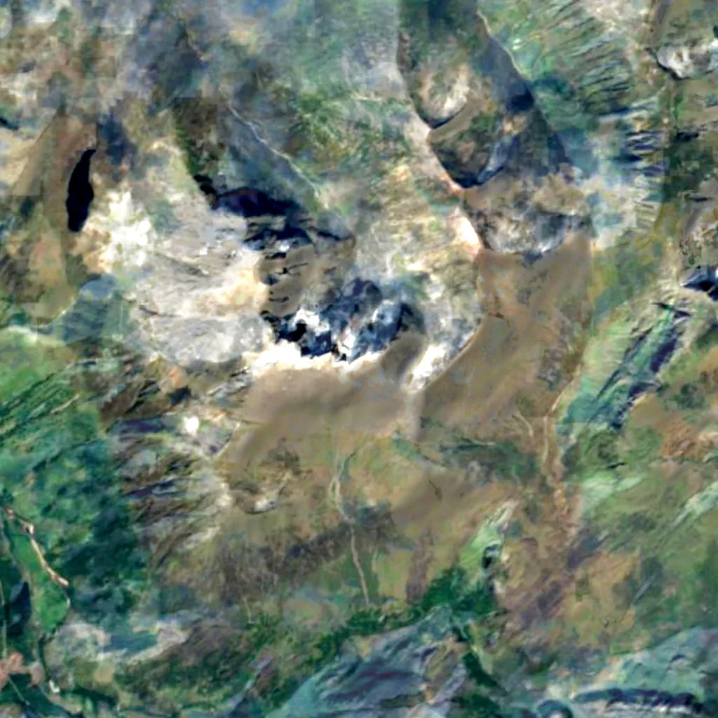Ben Nevis seen from above (Sentinel-2)