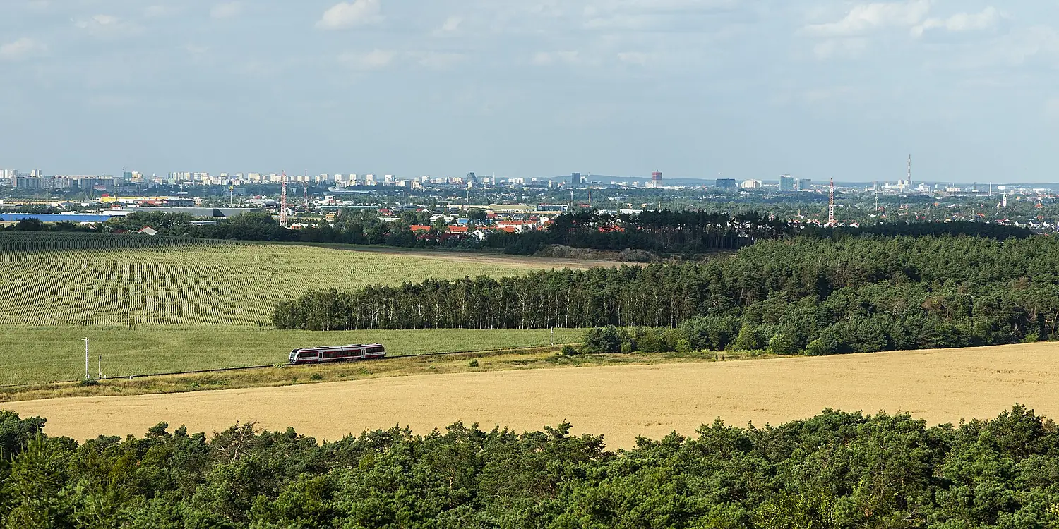 Widok z wieży w Szreniawie