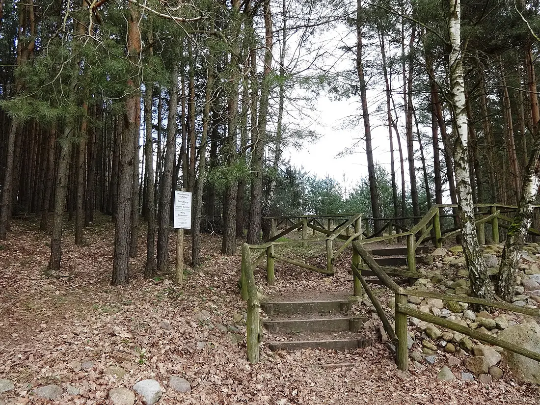Aussichtsturm Blumenthal Aufstieg