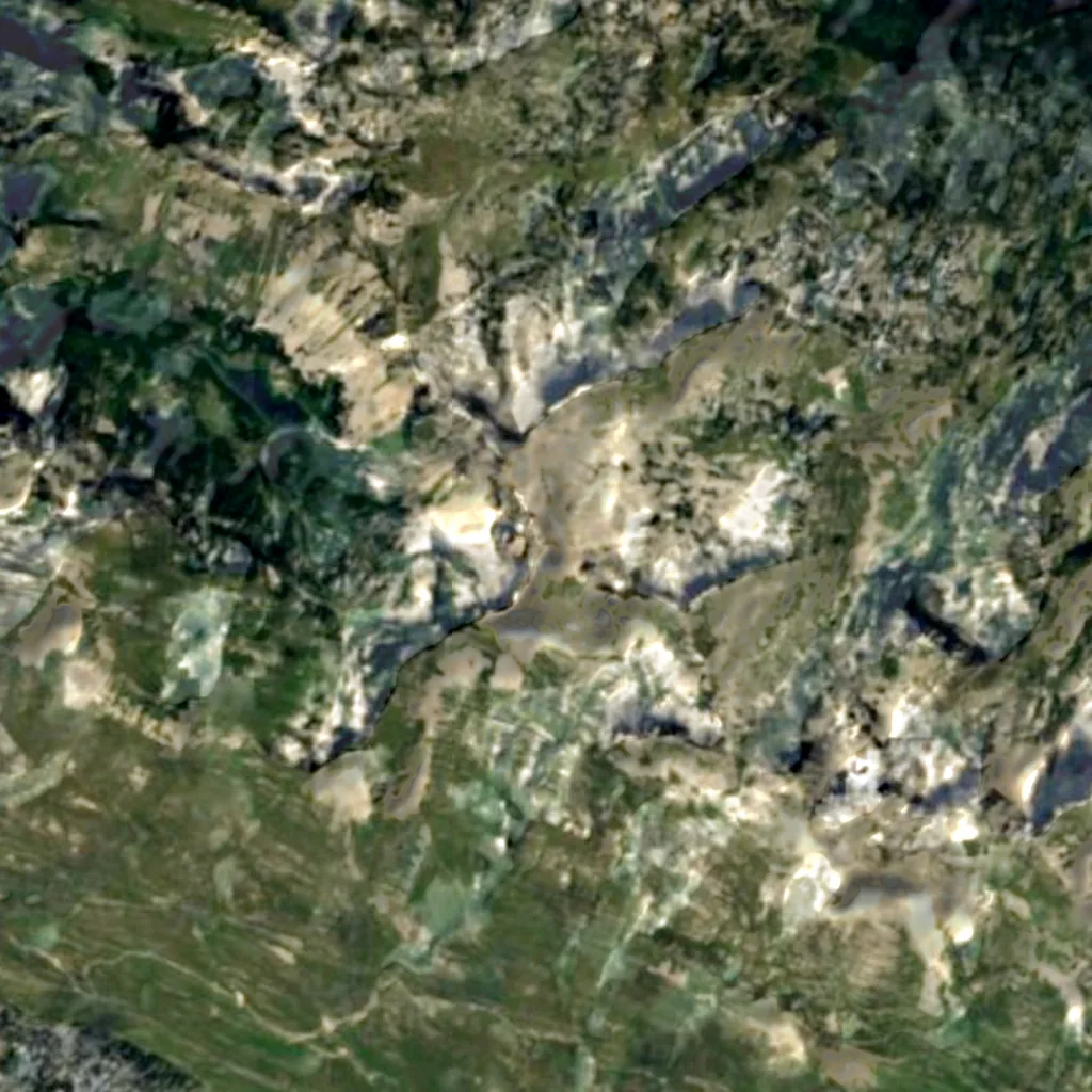 Bobotov Kuk seen from above (Sentinel-2)