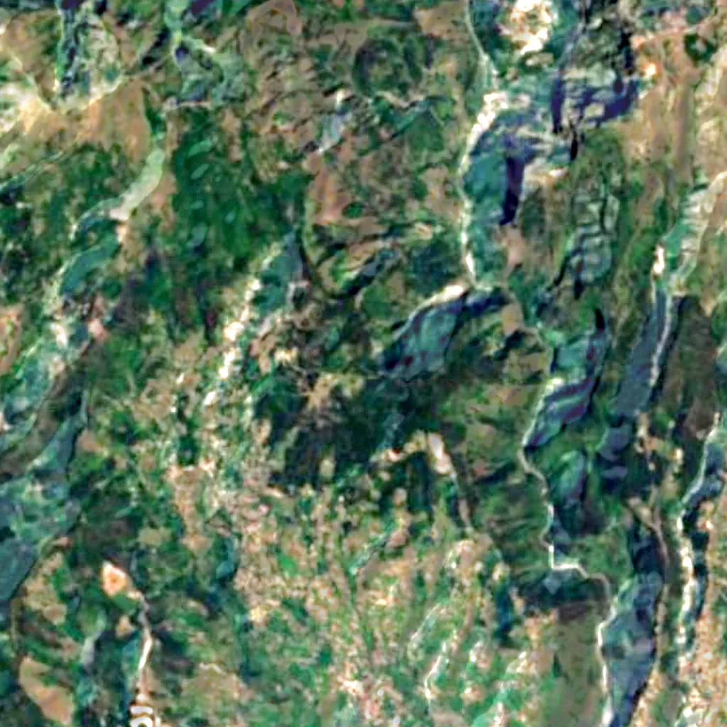 Boca dos Namorados seen from above (Sentinel-2)