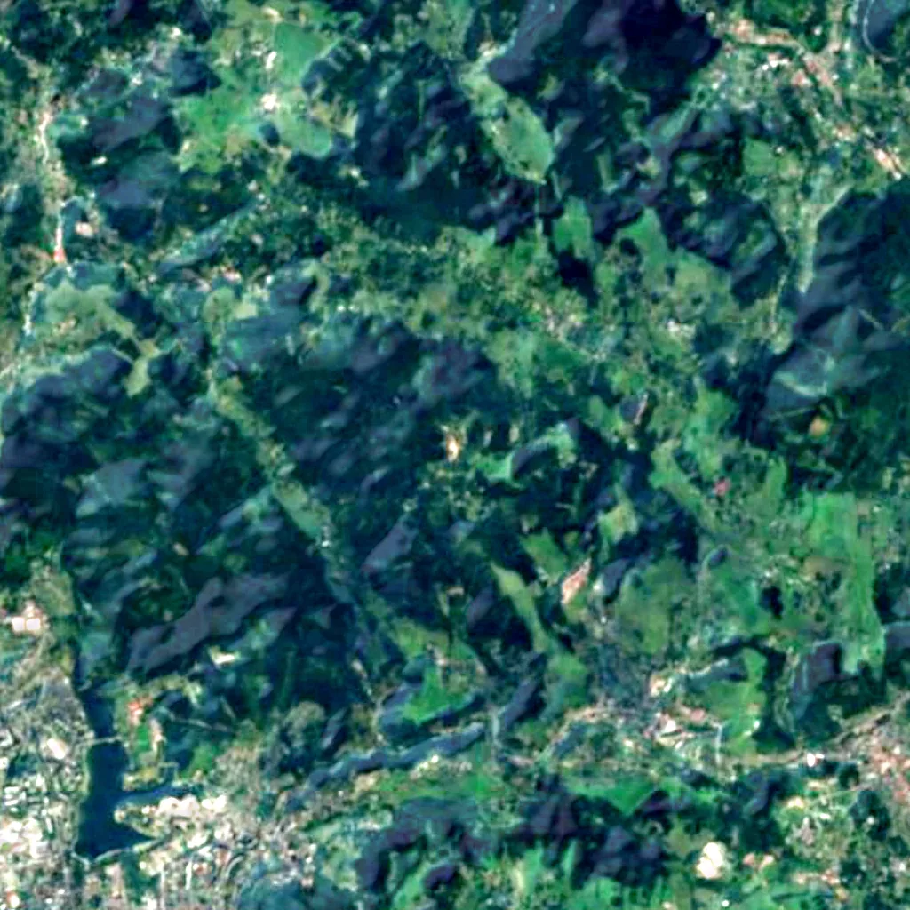 Bramberk seen from above (Sentinel-2)