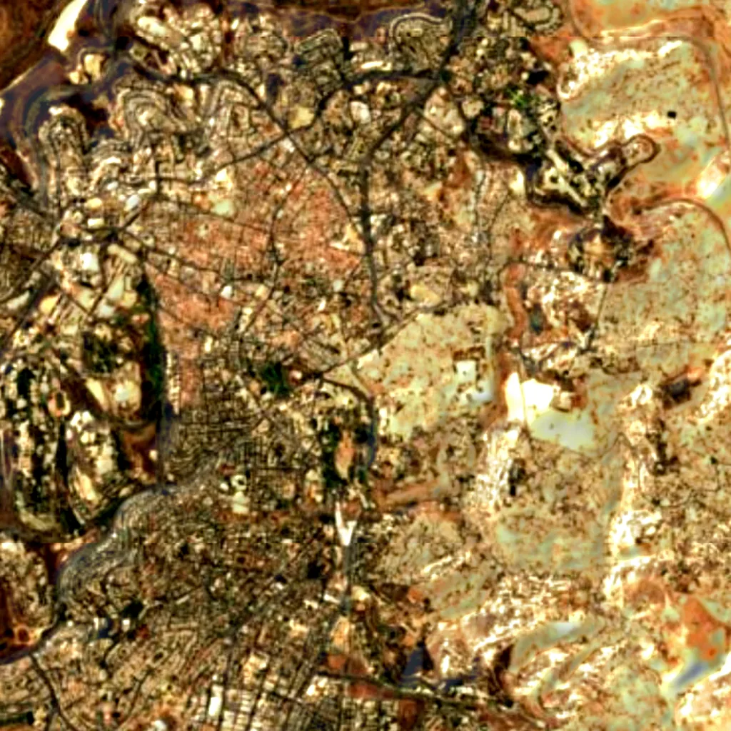 Calvary seen from above (Sentinel-2)