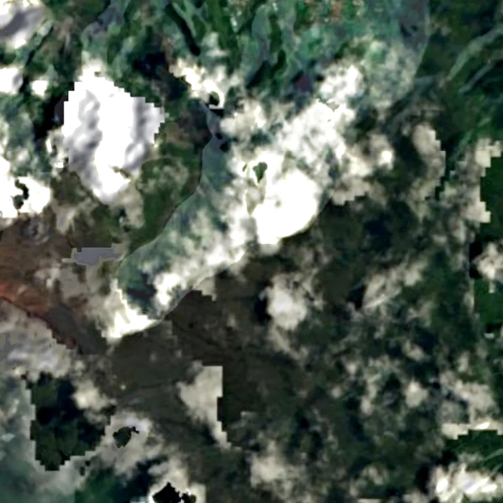Cap Anglais seen from above (Sentinel-2)