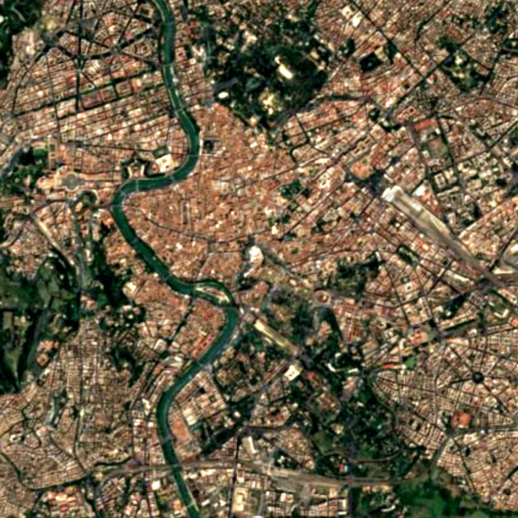 Capitoline Hill seen from above (Sentinel-2)