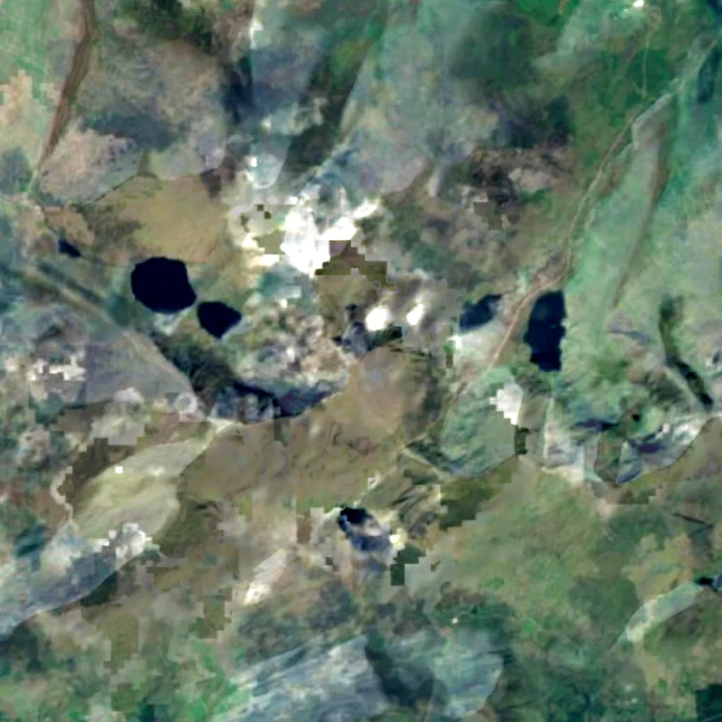 Carrauntoohil seen from above (Sentinel-2)