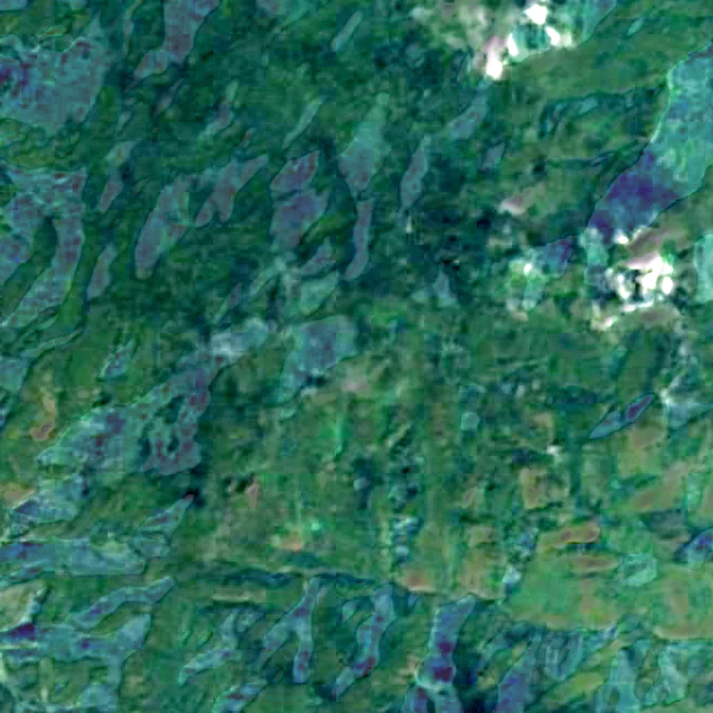 Cerro Las Minas visto de cima (Sentinel-2)