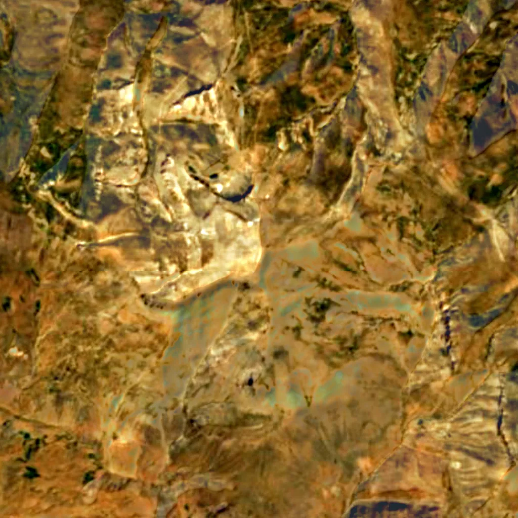 Cheekha Dar seen from above (Sentinel-2)