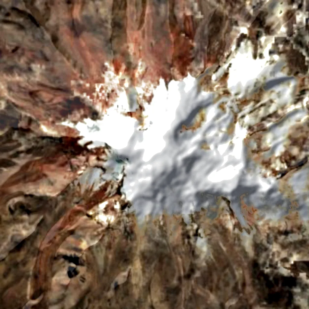 Chimborazo seen from above (Sentinel-2)