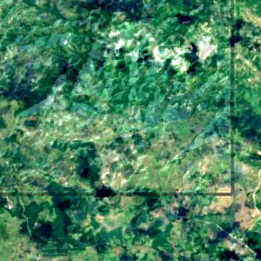 Chocolate Hills seen from above (Sentinel-2)