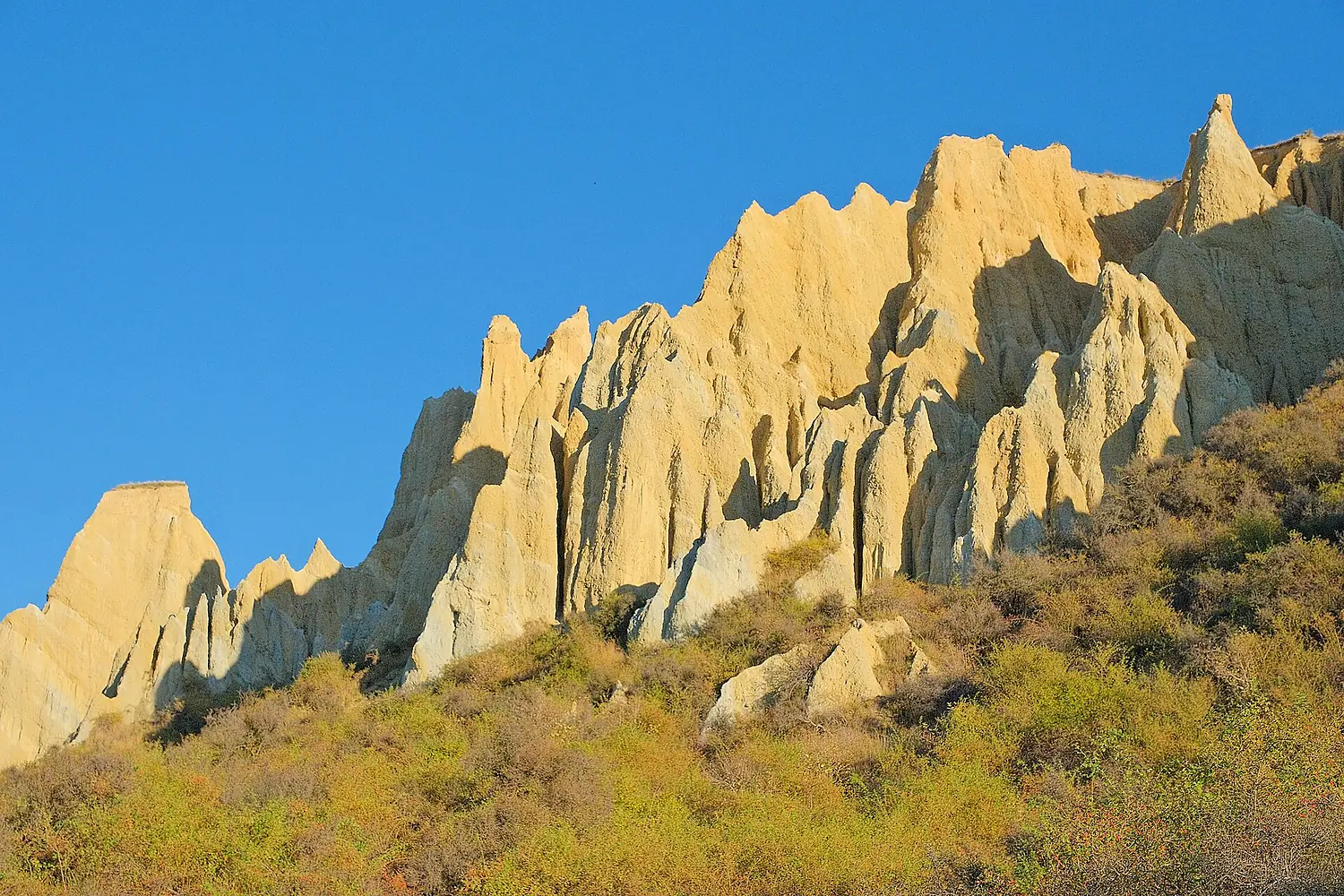 Clay Cliffs in morning light