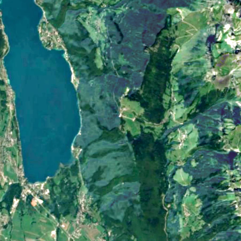 Col de la Forclaz seen from above (Sentinel-2)