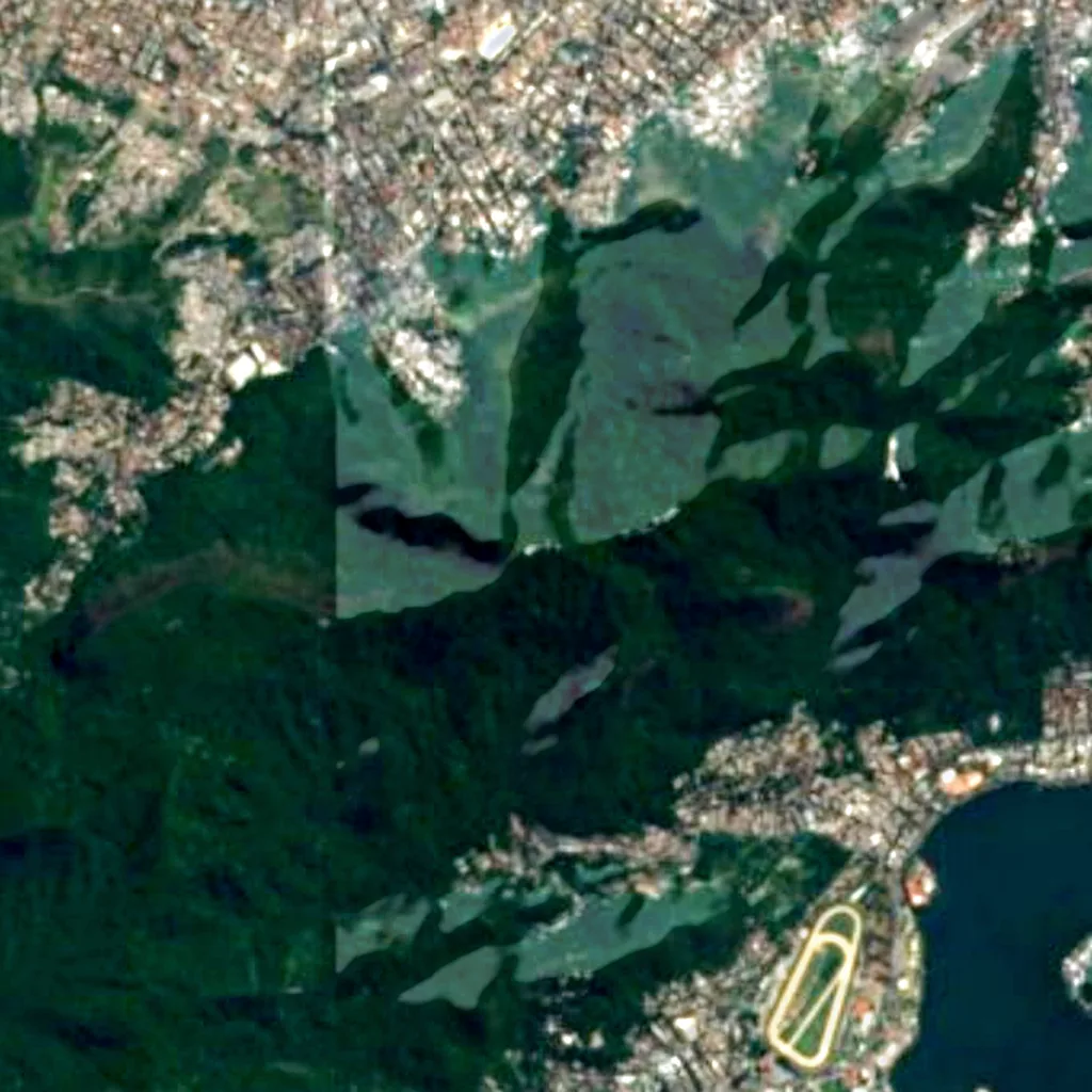 Corcovado seen from above (Sentinel-2)