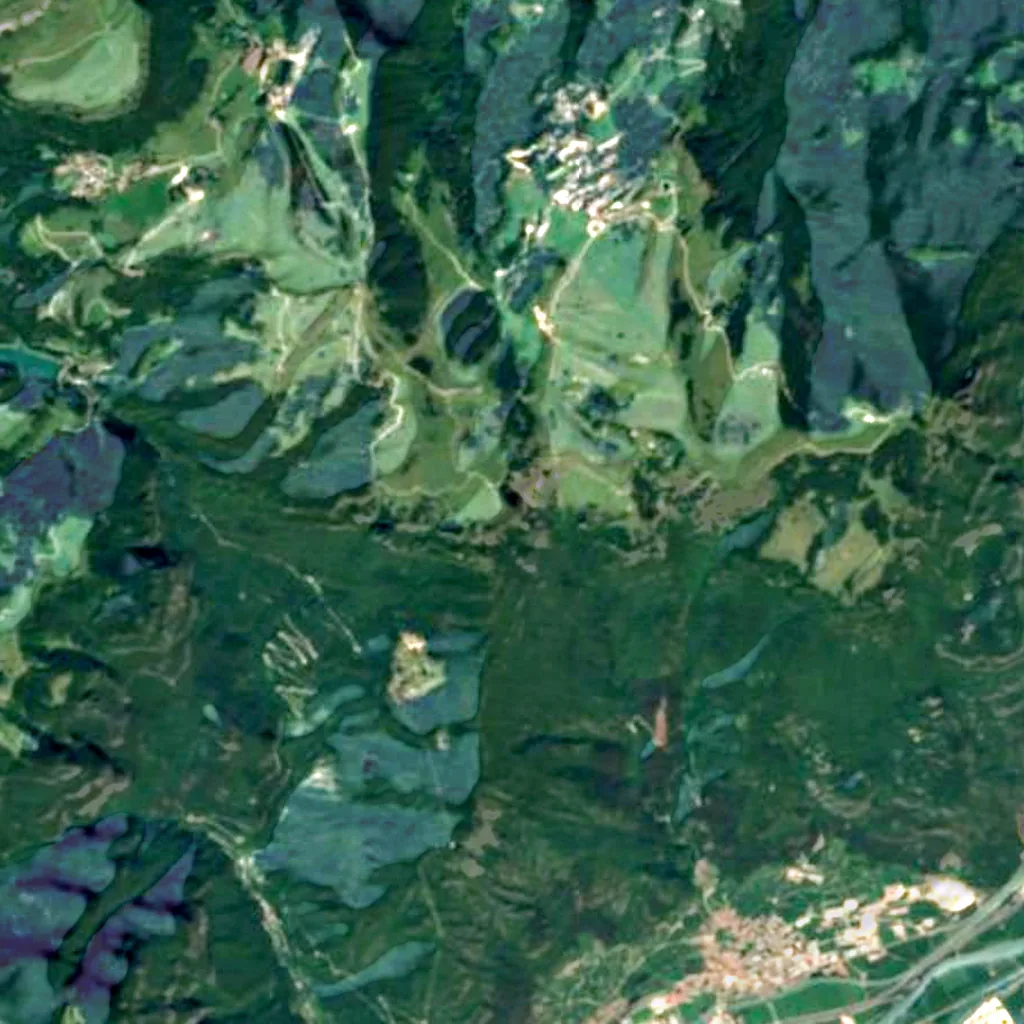 Corno della Paura seen from above (Sentinel-2)