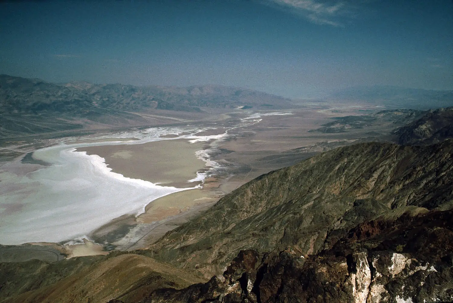 Death Valley,19820817,Dante's View,Salt shoreline