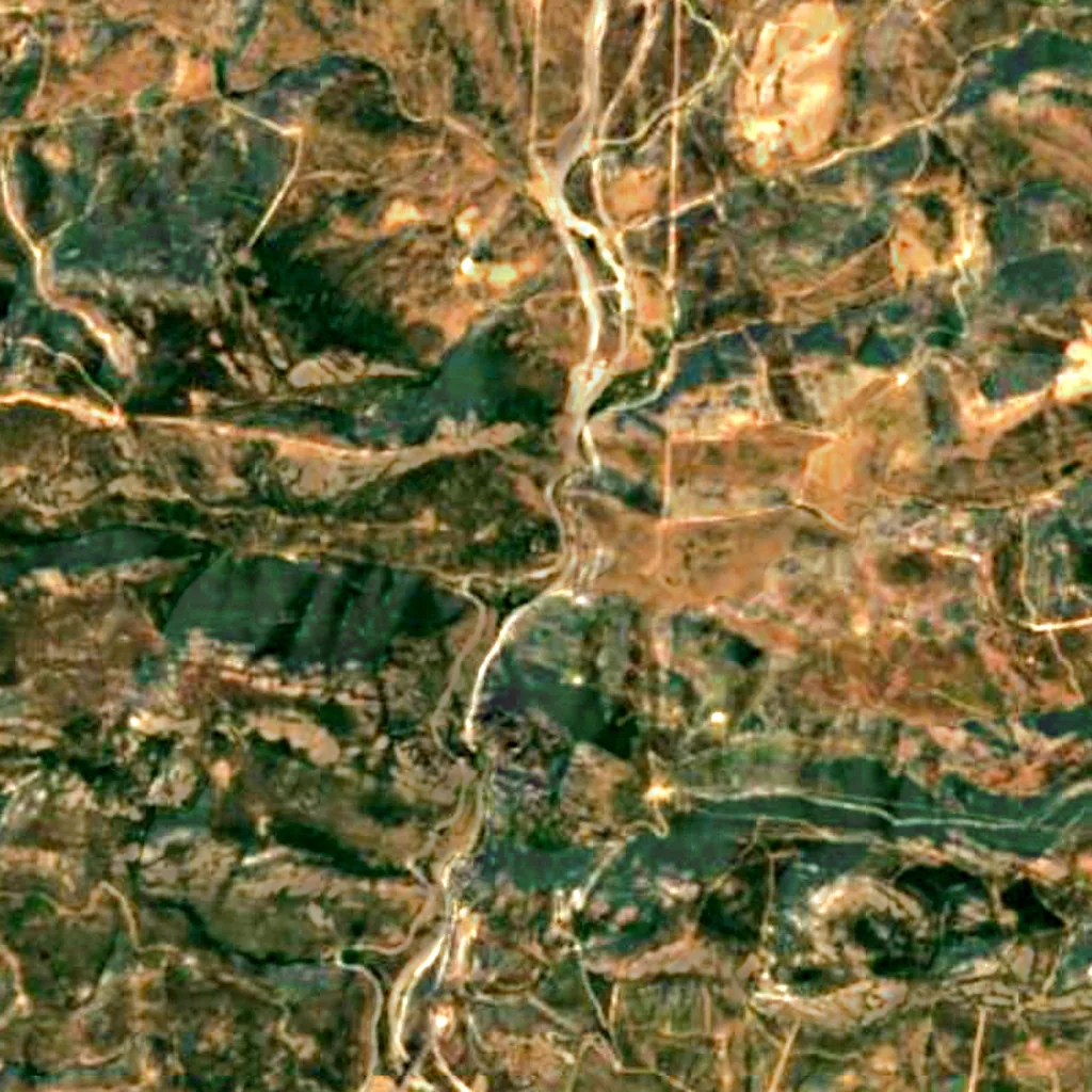 Despeñaperros seen from above (Sentinel-2)