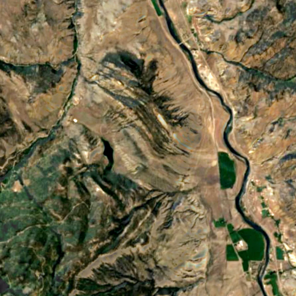 Devil's Slide seen from above (Sentinel-2)