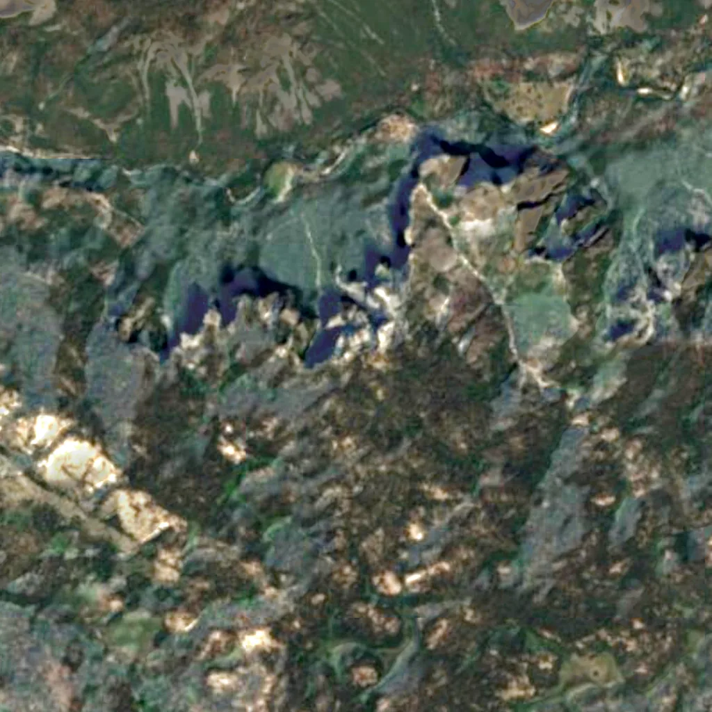 Dewey Point seen from above (Sentinel-2)