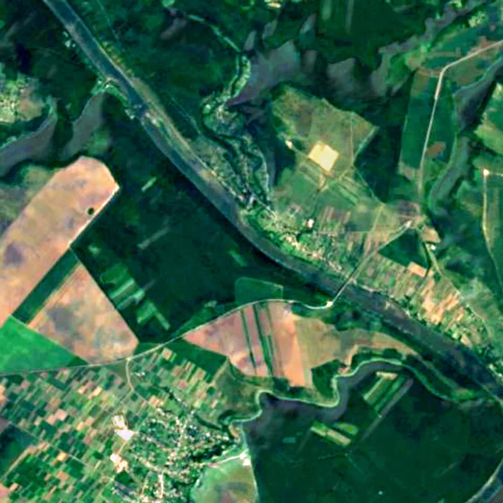 Dniester Canyon seen from above (Sentinel-2)