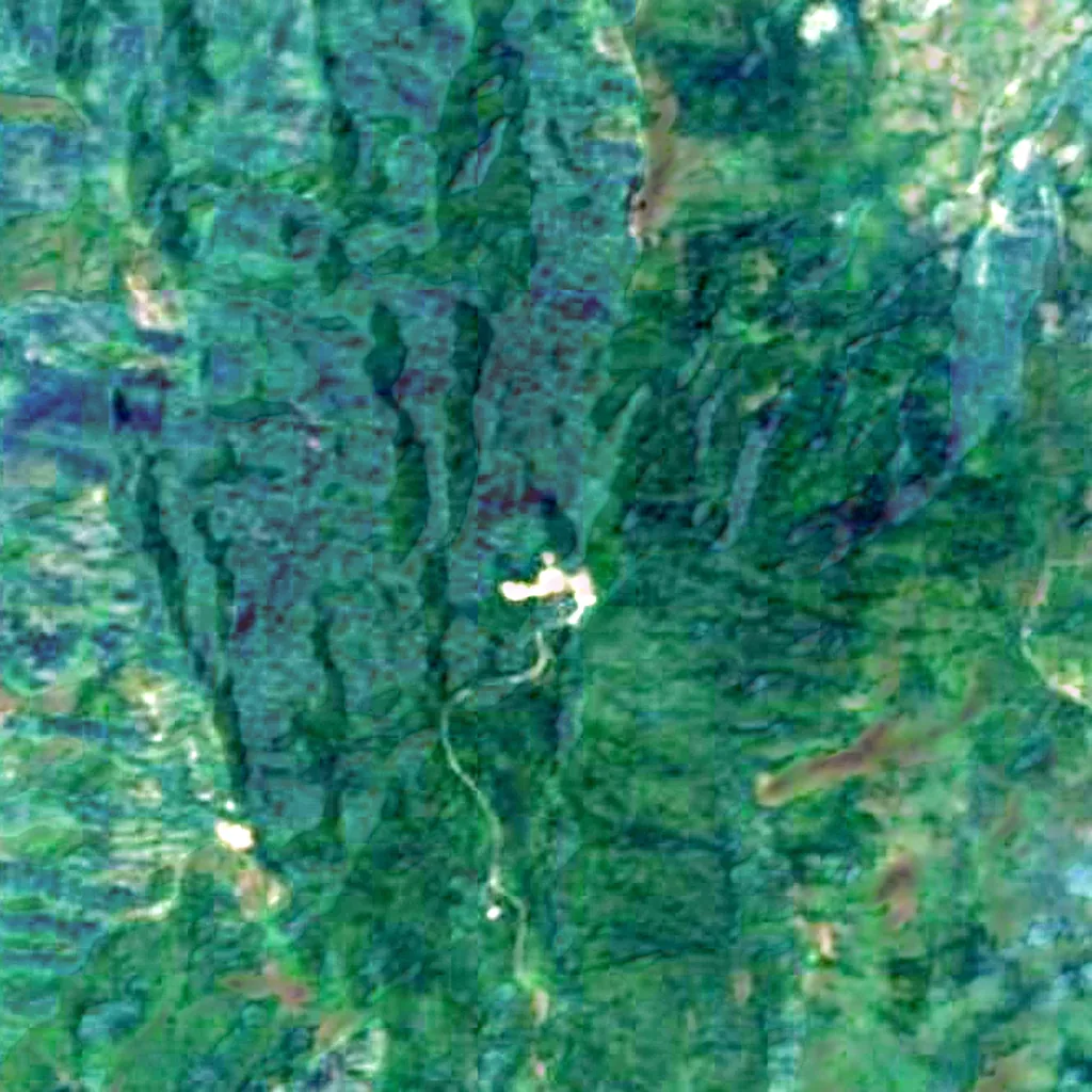 Doi Inthanon seen from above (Sentinel-2)