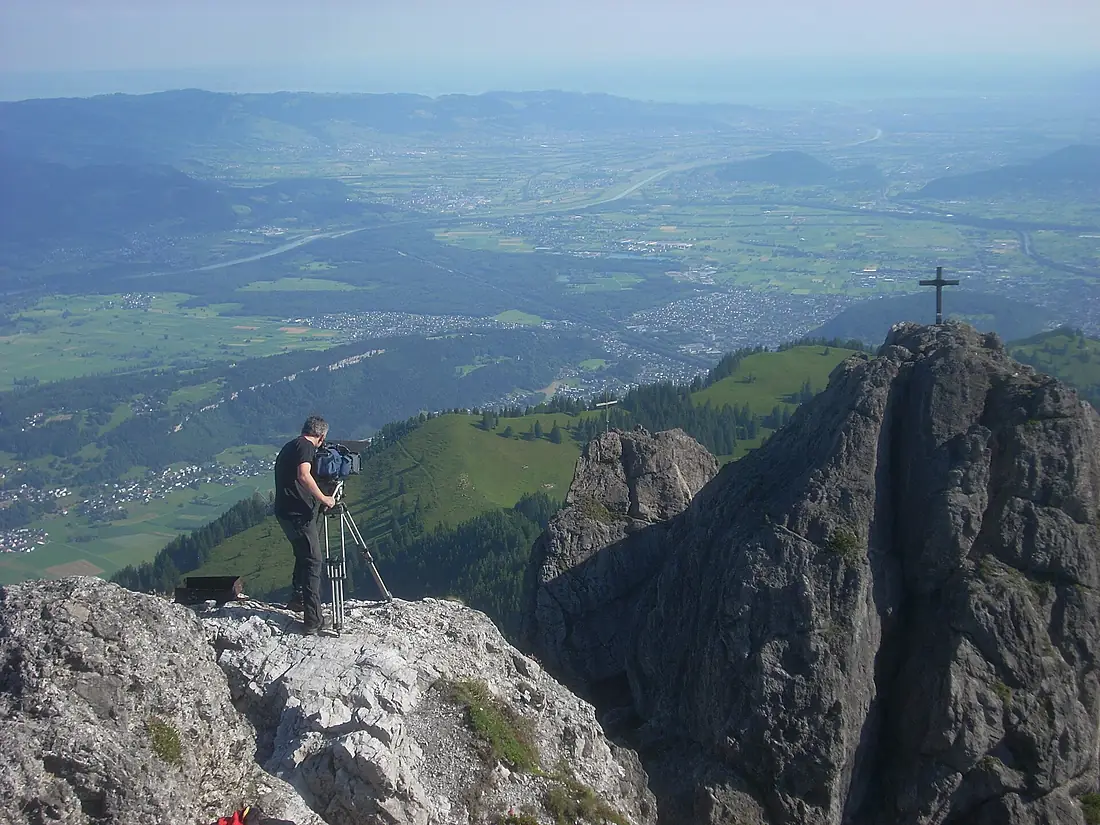 Film Filmaufnahmen auf den Drei Schwestern Cinedoku Vorarlberg