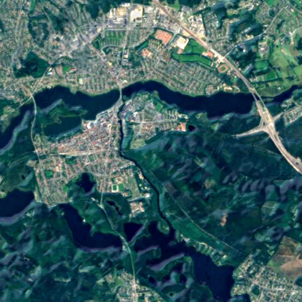 Dronningestolen von oben gesehen (Sentinel-2)