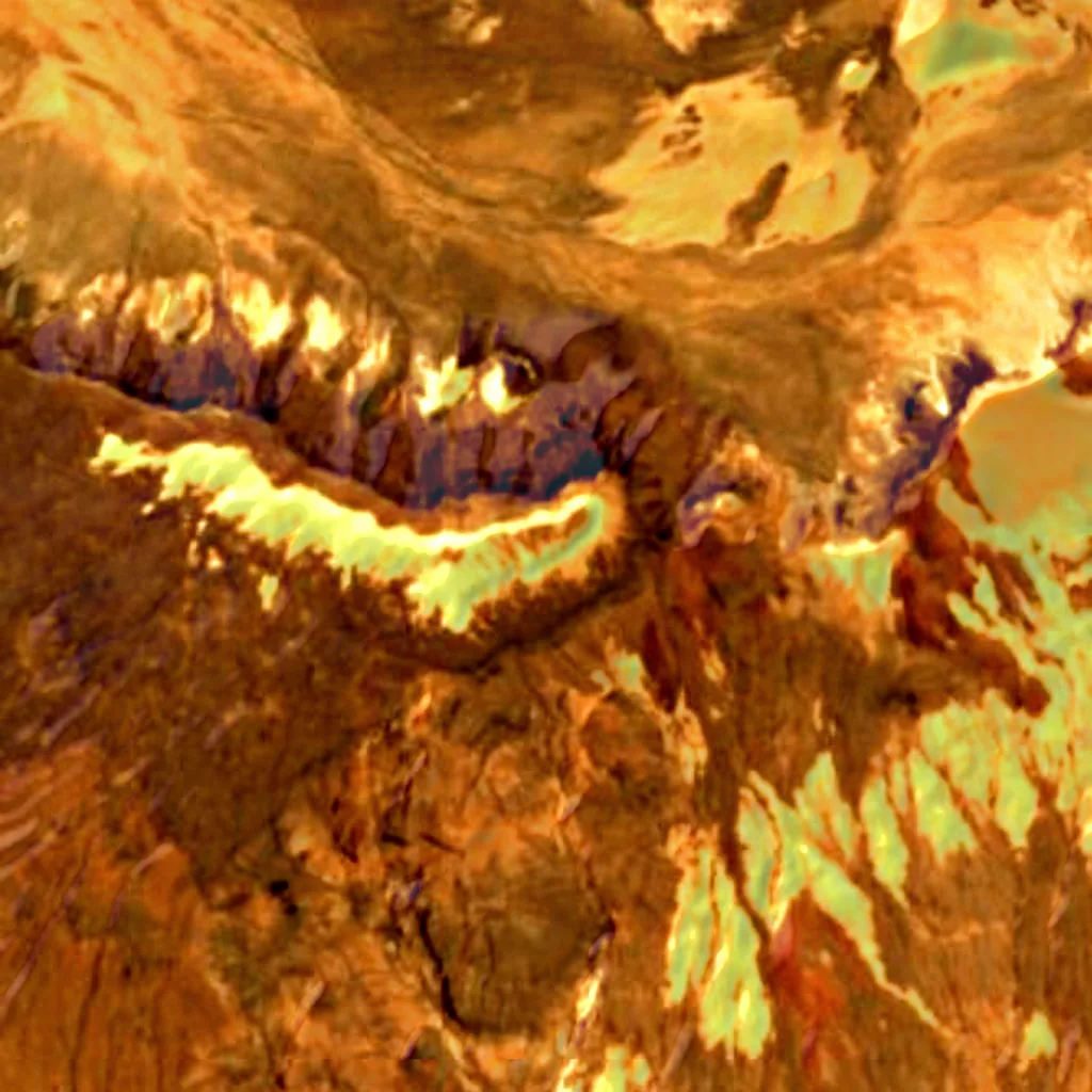 Emi Koussi seen from above (Sentinel-2)