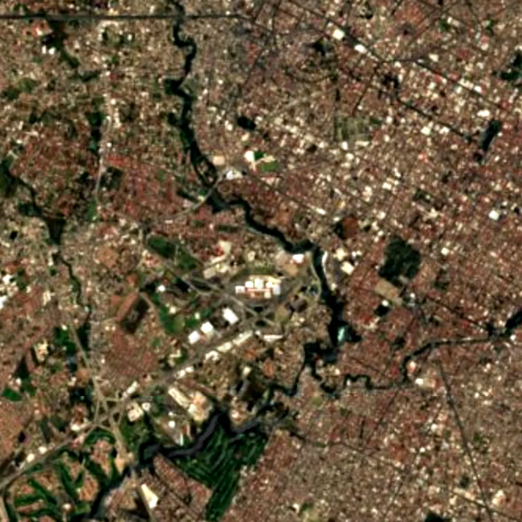 Estrella de Puebla seen from above (Sentinel-2)