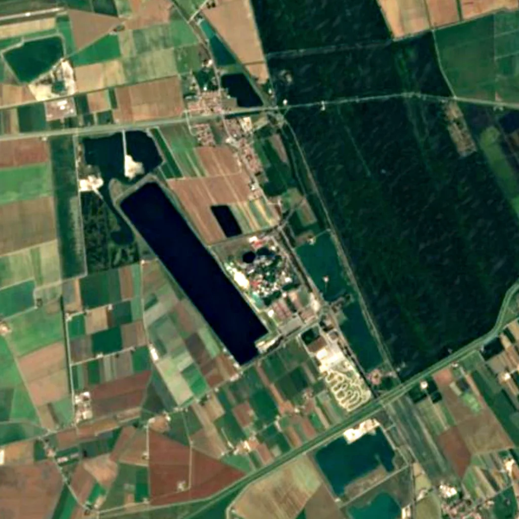 Eurowheel seen from above (Sentinel-2)