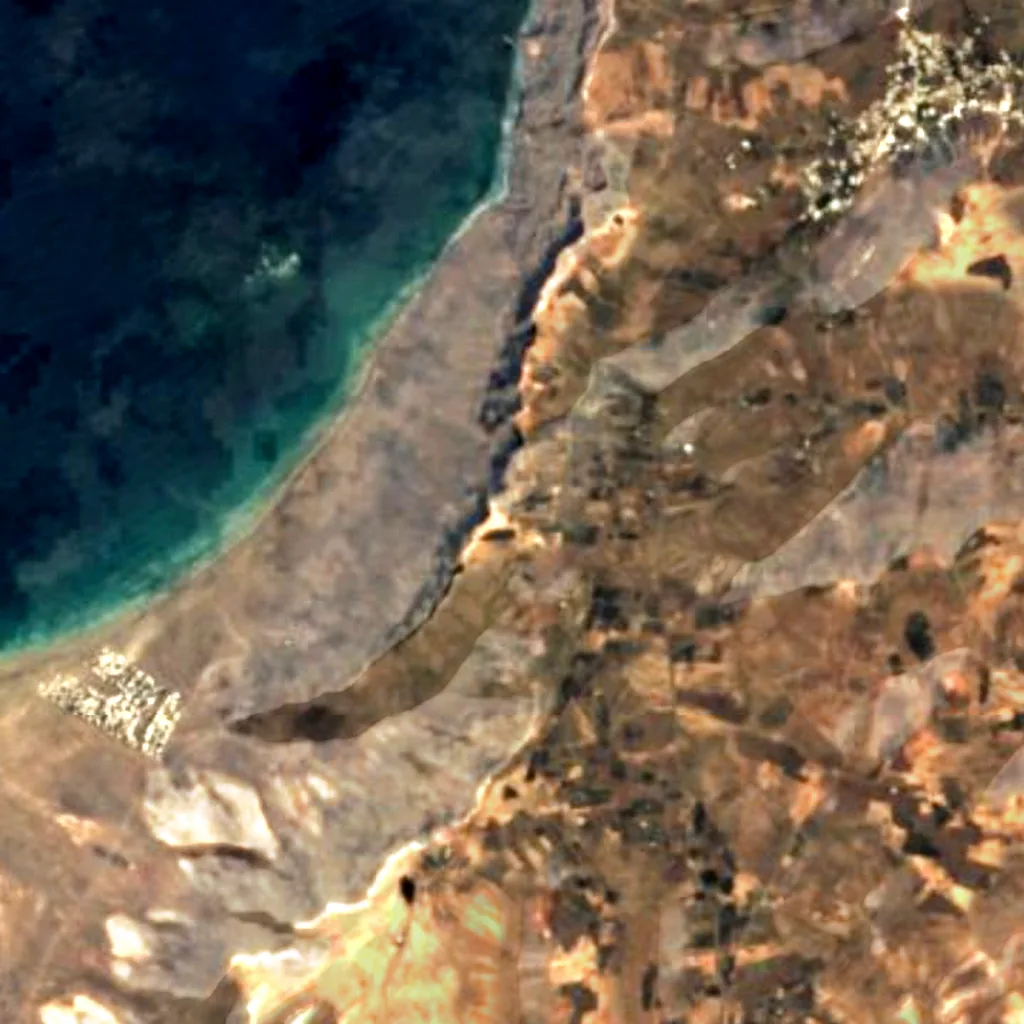 Famara seen from above (Sentinel-2)