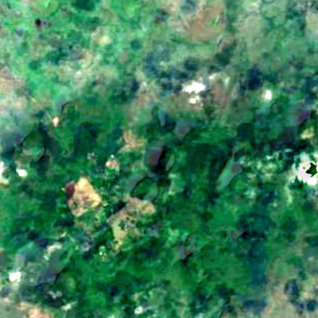 Floreana Island seen from above (Sentinel-2)