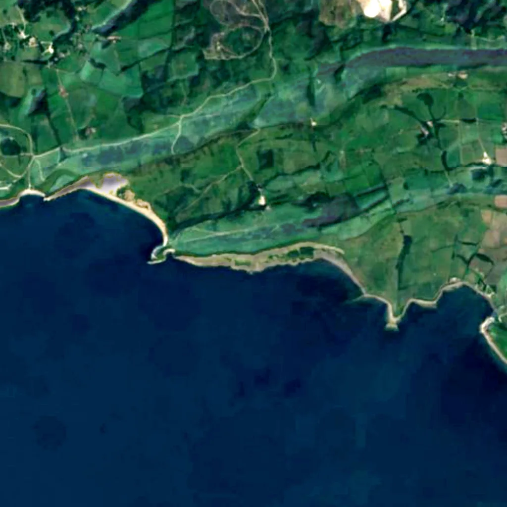 Gad Cliff seen from above (Sentinel-2)
