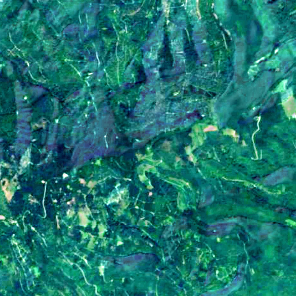 Geschriebenstein von oben gesehen (Sentinel-2)