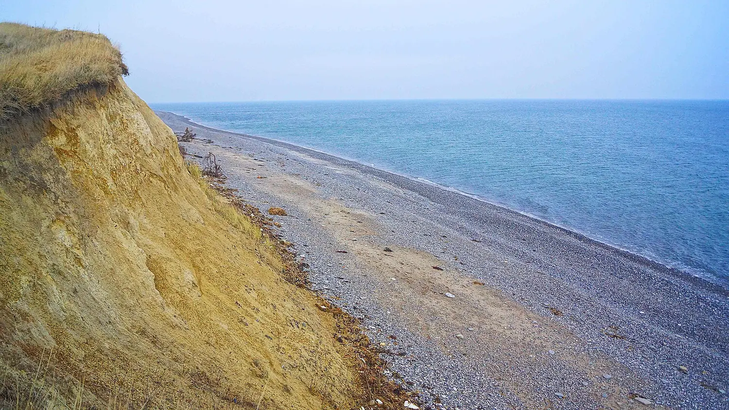 Gjerrild Klint, udsigt mod nord