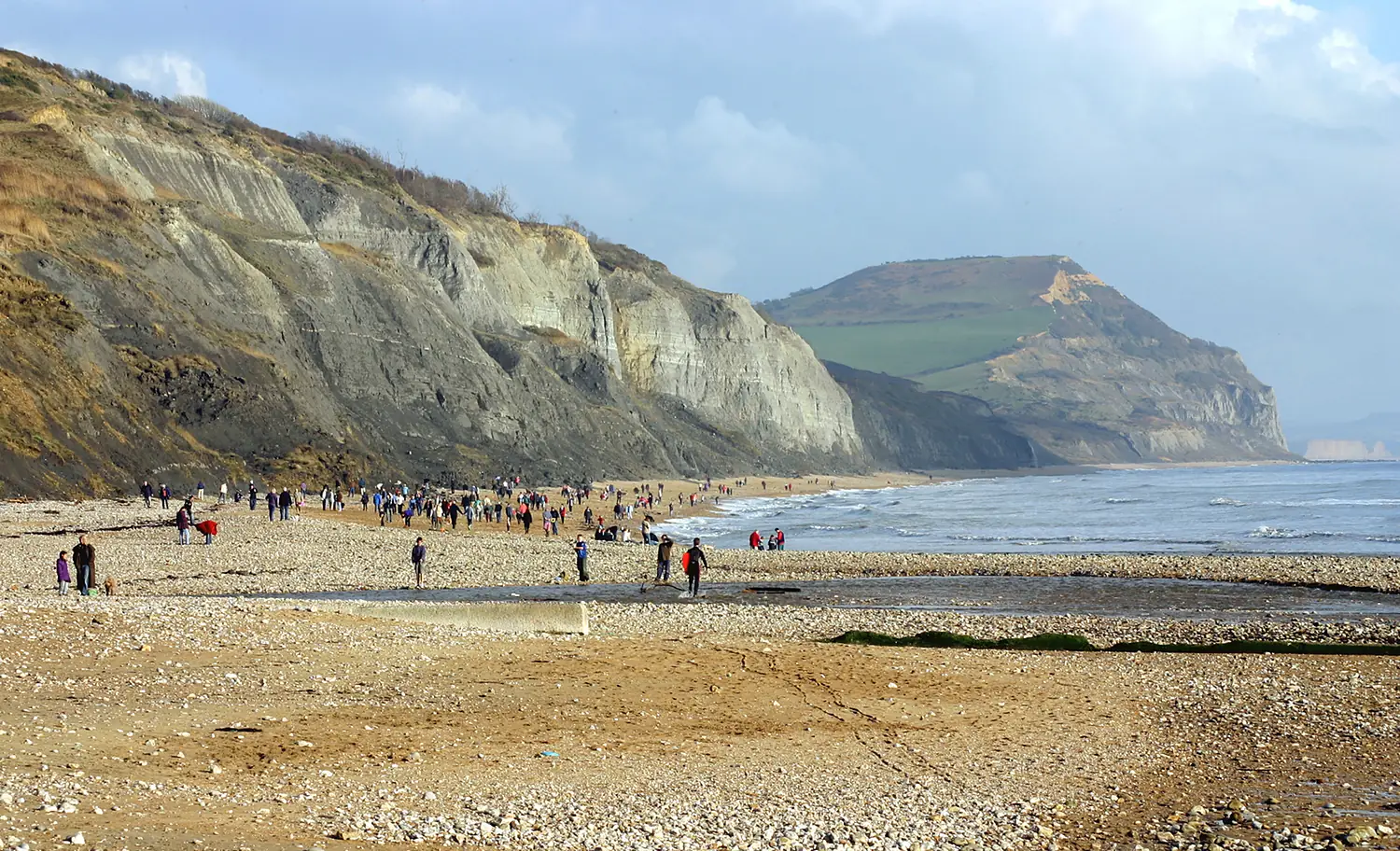 Golden Cap from Charmouth beach