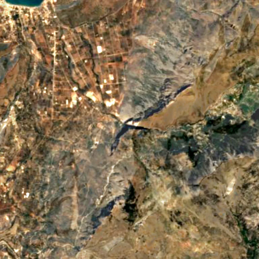 Ha Gorge seen from above (Sentinel-2)