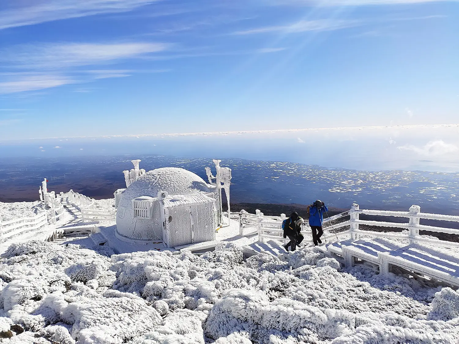 Winter Hallasan Summit