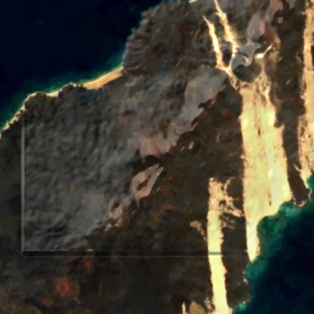 Hanish Islands seen from above (Sentinel-2)